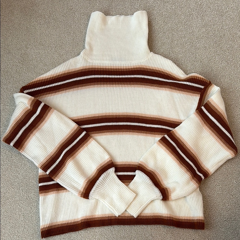 Urban Outfitters Striped Turtleneck Sweater